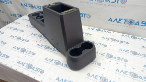 Central console Jeep Patriot 11-17 plastic, bare, black, scratches