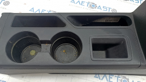 Central console Jeep Patriot 11-17 plastic, bare, black, scratches