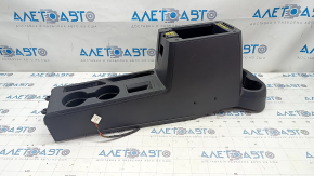 Central console Jeep Patriot 11-17 plastic, bare, black, scratches