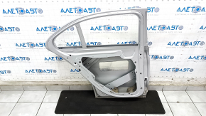 Bare rear left door Mercedes C-class W205 15-21 aluminum, silver 775