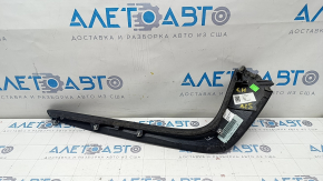 Center console trim side left Cadillac ATS 13- leather black