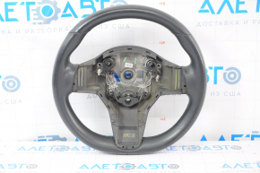 Steering wheel bare Tesla Model 3 18 - leather black without heating, scuffs, minor scratches