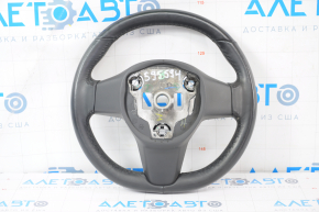 Steering wheel bare Tesla Model 3 18 - leather black without heating, scuffs, minor scratches