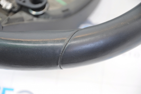 Steering wheel bare Tesla Model 3 18 - leather black without heating, scuffs, minor scratches