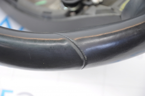 Steering wheel bare Tesla Model 3 18 - leather black without heating, scuffs, minor scratches
