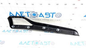 Right dashboard trim Ford Fusion mk5 13 - graphite with aluminum insert
