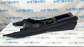 Central console BMW X3 F25 11-17 leather black, bare, tears, scratches