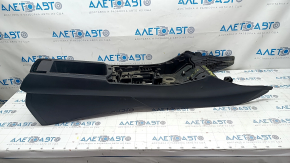 Central console BMW X3 F25 11-17 leather black, bare, tears, scratches