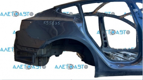 Quarter wing rear right Tesla Model 3 18- on the body, graphite PMNG