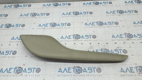 Center console trim side left Infiniti JX35 QX60 15-16 leather, beige