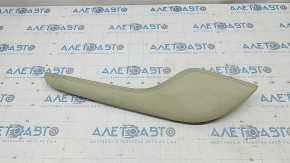 Center console trim side right Infiniti JX35 QX60 15-16 leather, beige