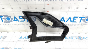 Front bumper grille left Ford Fusion mk5 19-20 for LED fog lights, gloss, sand