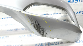 Bare front bumper Mercedes C-class W205 300/350e/350h/400 15-18 without parking sensors, Luxury, silver 775, scratches
