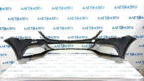 Bare front bumper Mercedes C-class W205 300/350e/350h/400 15-18 without parking sensors, Luxury, silver 775, scratches