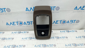 Lincoln MKC 15 rear center console trim - brown, scratches