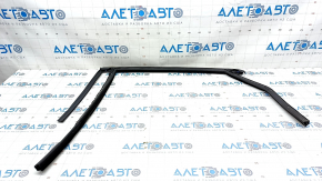 Upper rear right door molding Ford Fusion mk5 13-20 chrome with glass seal, tears