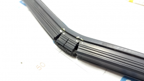 Upper rear right door molding Ford Fusion mk5 13-20 chrome with glass seal, tears