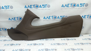 Left side center console trim Lincoln MKC 15 - brown leather, dry cleanable