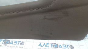 Left side center console trim Lincoln MKC 15 - brown leather, dry cleanable