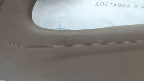 Left side center console trim Lincoln MKC 15 - brown leather, dry cleanable
