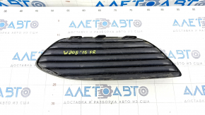 Front bumper grille right Mercedes C-class W205 300/350e/350h/400 15-18 under Luxury