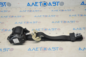 Tesla Model 3 18 passenger seat belt - without tensioner black, yellowed plastic, poke on plastic