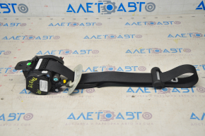 Tesla Model 3 18 passenger seat belt - without tensioner black, yellowed plastic, poke on plastic