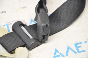 Tesla Model 3 18 passenger seat belt - without tensioner black, yellowed plastic, poke on plastic