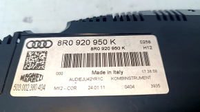 Instrument cluster Audi Q5 8R 09-12 105k scratches
