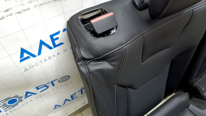 Rear row of seats 2 row Ford Fusion mk5 17-20 leather black, perforation, Titanium, without lining, dented