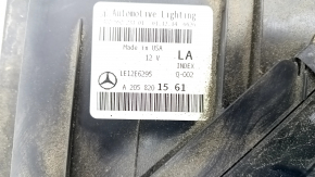 Headlight front left complete Mercedes C-class W205 15-18 Static LED, sand