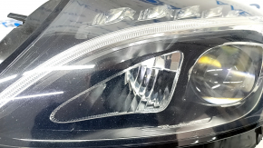 Headlight front left complete Mercedes C-class W205 15-18 Static LED, sand