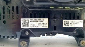 Instrument cluster Porsche Cayenne 958 11-15 USA, arrows removed, plaque on the back of the glass