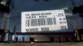 Instrument cluster VW Jetta 11-16 USA 1.4T 1.8T 2.0 116k scratches