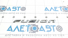 Emblem inscription FUSION trunk lid Ford Fusion mk5 19-20