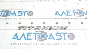 Emblem inscription TITANIUM trunk lid Ford Fusion mk5 19-20