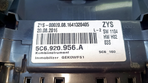 Instrument cluster VW Jetta 11-18 USA 1.4T 1.8T 2.0 scratches
