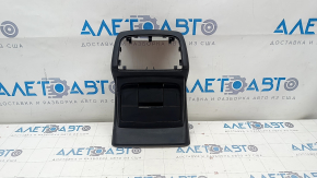 Rear center console trim Audi Q5 8R 09-17 black, scratches