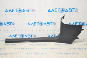 Door sill trim front left inner Tesla Model 3 18- black, worn, scratches