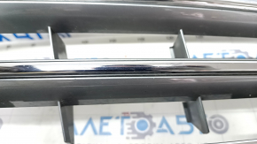 Radiator grill assembly grill Mercedes C-class W205 15-18 chrome without chamber, Luxury, sand, pressed