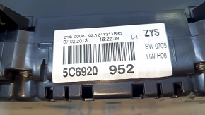Instrument cluster VW Jetta 11-18 USA 2.5 127k scratches