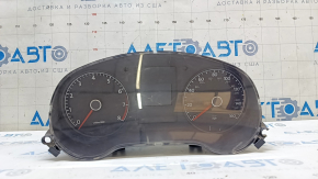 Instrument cluster VW Jetta 11-18 USA 2.5 scratches, broken mount