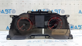 Instrument cluster VW Jetta 19 - scratches, broken fasteners, dented on the body