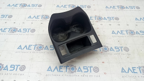 Central cup holder Nissan Rogue 17-20 black, for heated seats