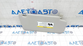 Left visor Mercedes C-class W205 15-17 gray, without hook