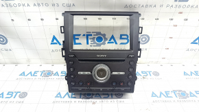 Ford Fusion mk5 13-20 SYNC 3 SONY radio control panel with heating and ventilation, scratches
