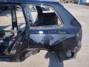 Quarter wing rear left Volvo XC90 16-22 black, on the body