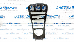 Mercedes C-class W205 15-21 center console trim, dark wood, scratches