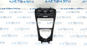 Mercedes C-class W205 15-21 center console trim, dark wood, scratches