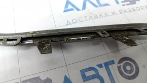 Molding rear bumper central Mercedes C-class W205 15-18 chrome, broken, broken fasteners, scratches
